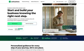 ZenBusiness website